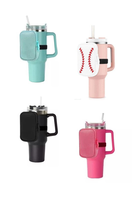 Tumbler Buddy Pouch with Keyring & Wallet