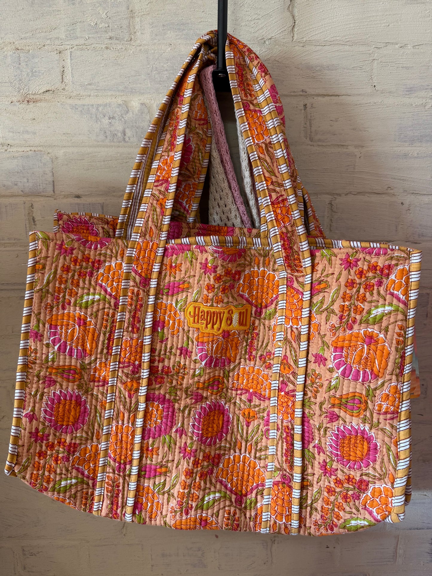 Happy Soul Floral Tote