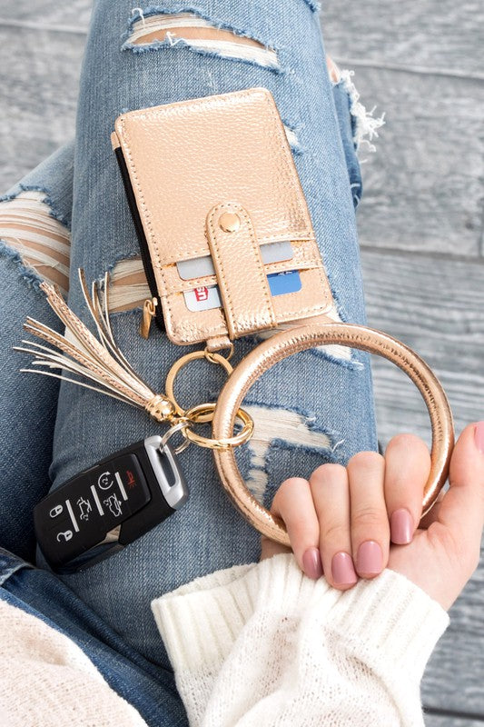 Andie Key Ring Wallet Wristlet