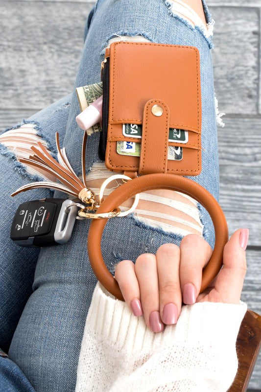 Andie Key Ring Wallet Wristlet