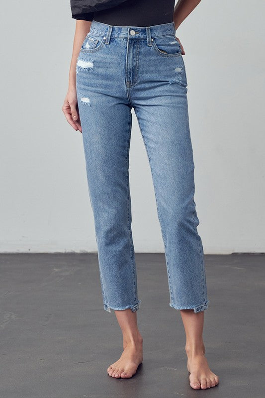 Logan High Rise Girlfriend Jeans