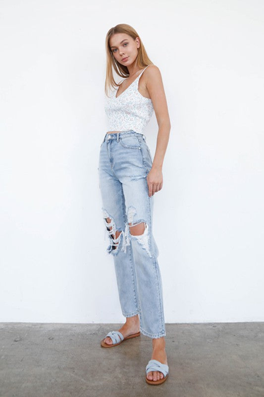 Finley Mid-Rise Loose Fit Jeans