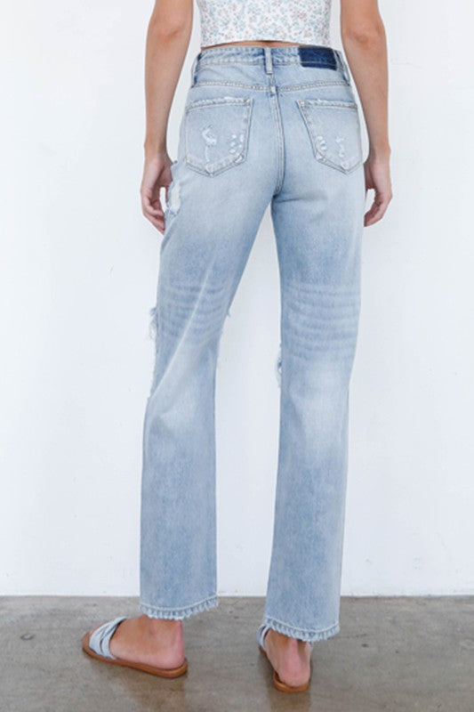 Finley Mid-Rise Loose Fit Jeans