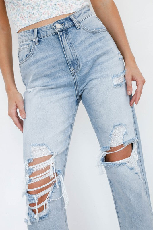 Finley Mid-Rise Loose Fit Jeans