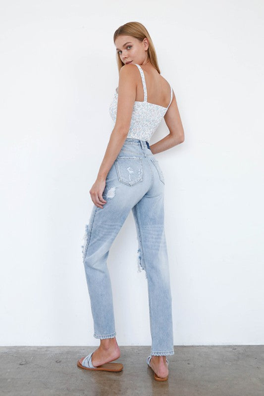 Finley Mid-Rise Loose Fit Jeans