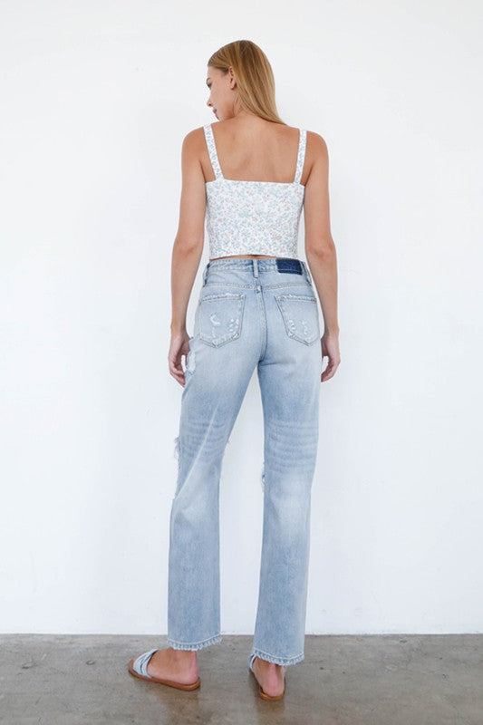 Finley Mid-Rise Loose Fit Jeans