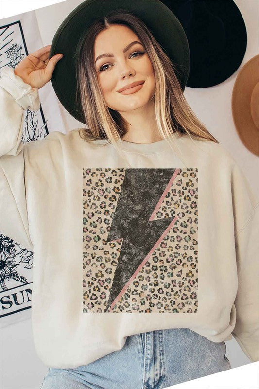 Leopard Lightning Sweatshirt