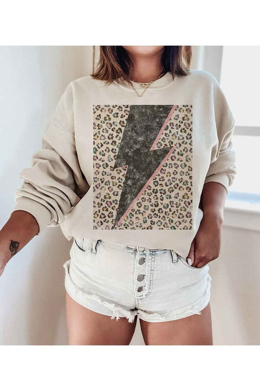 Leopard Lightning Sweatshirt