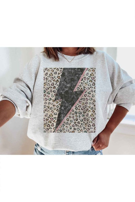 Leopard Lightning Sweatshirt