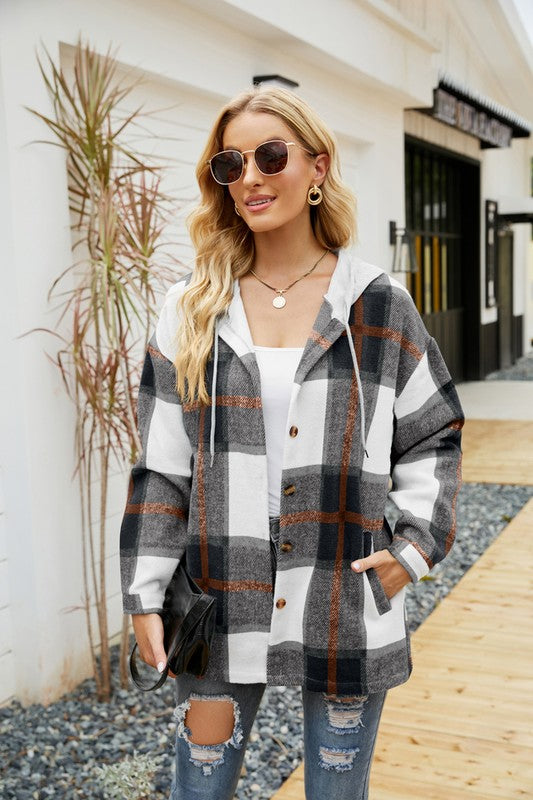 Romy Plaid Shacket