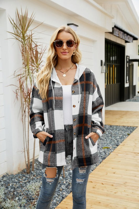 Romy Plaid Shacket