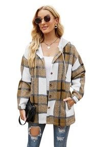 Romy Plaid Shacket