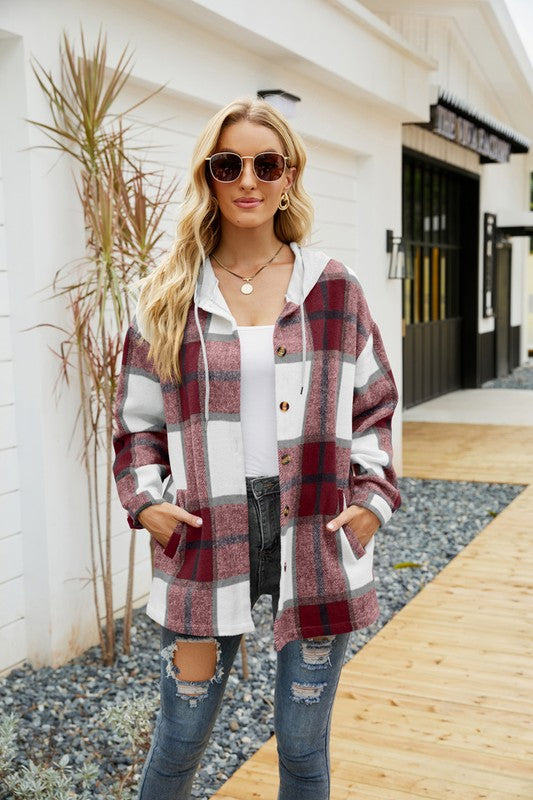 Romy Plaid Shacket