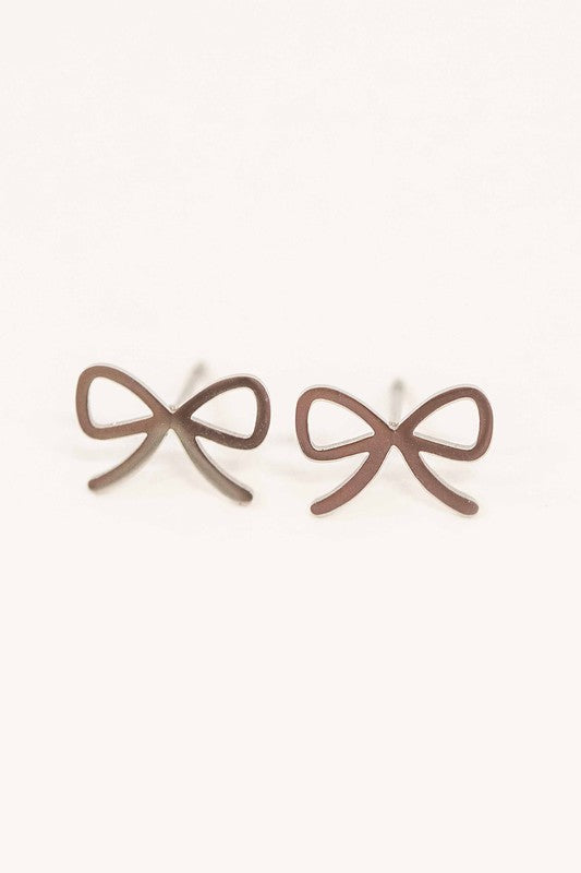 Tommie Bow Stud Earrings