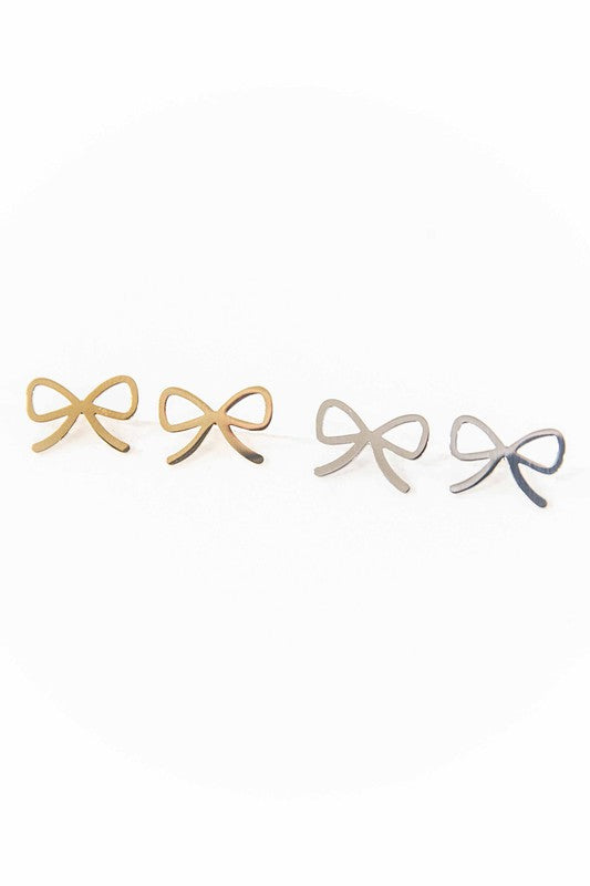 Tommie Bow Stud Earrings