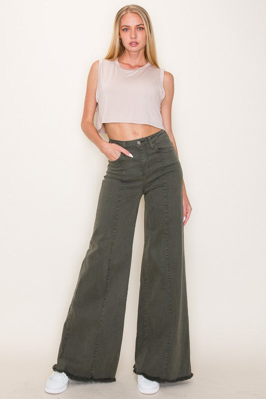 Dakota Western Wide Leg Denim Jeans