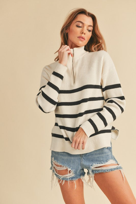 Kate Quarter Zip Sweater