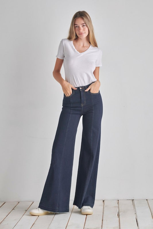 Dakota Western Wide Leg Denim Jeans