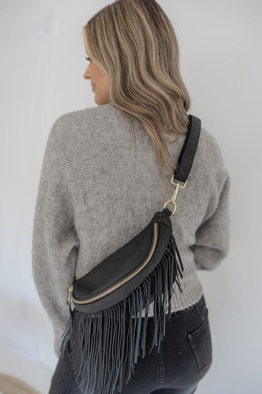 Santana Fringe Sling Bag