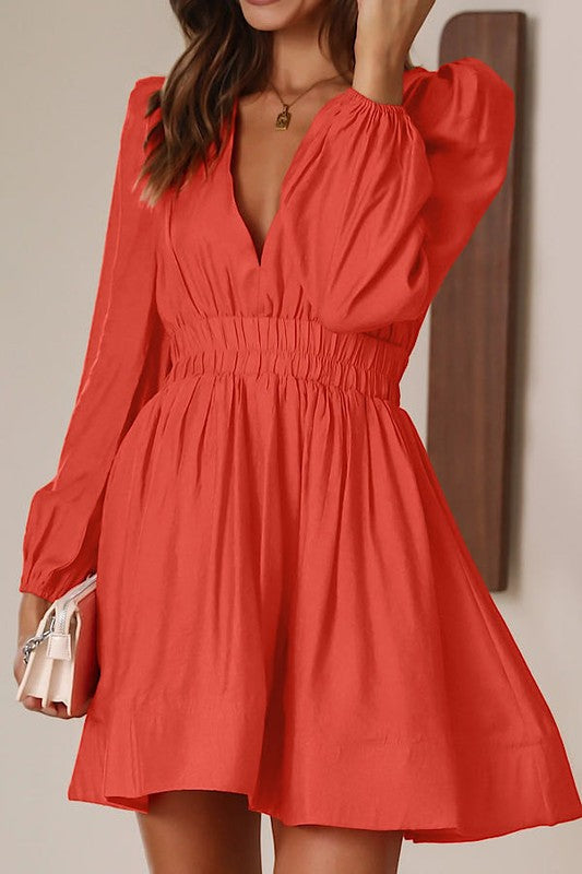 Margot V-Neck Sweetheart Dress