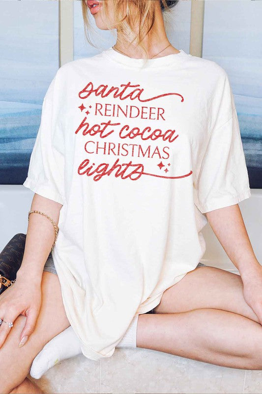 Christmas Lover Oversized Tee