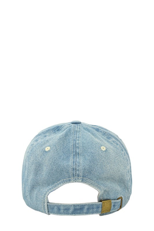 Jenny Denim Baseball Cap