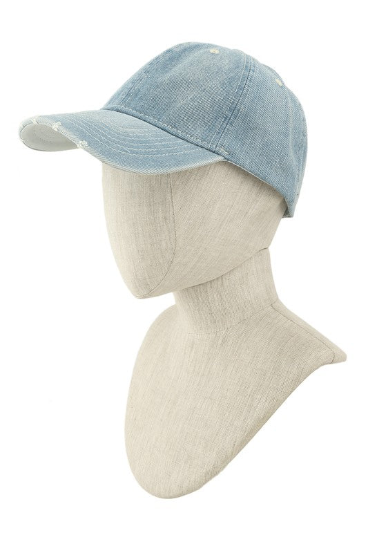 Jenny Denim Baseball Cap