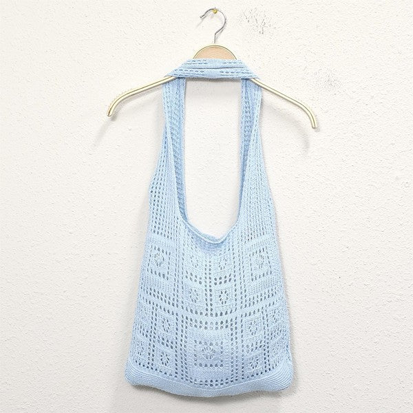 Cove Crochet Tote Bag