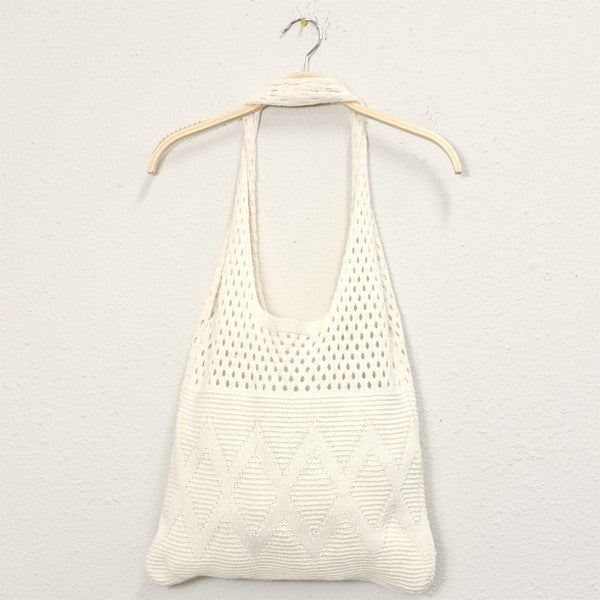 Bay Crochet Tote Bag