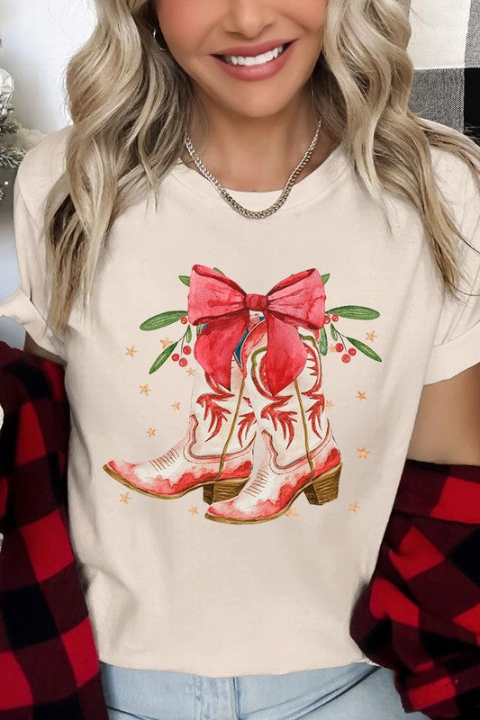 Christmas Cowgirl Tee