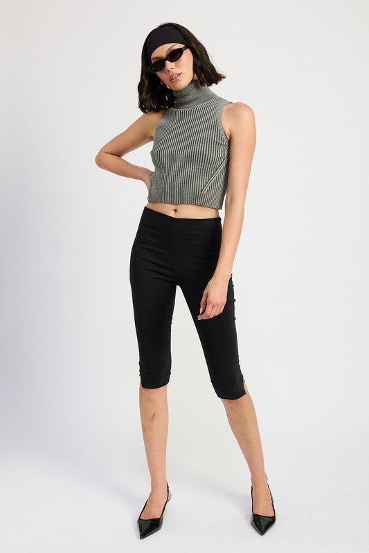 Natalie Ribbed Sleeveless Top