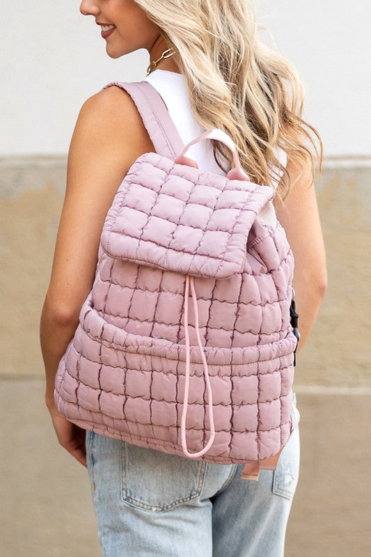 Blake Quilted Puffer Backpack