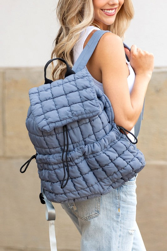 Blake Quilted Puffer Backpack