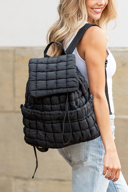 Blake Quilted Puffer Backpack