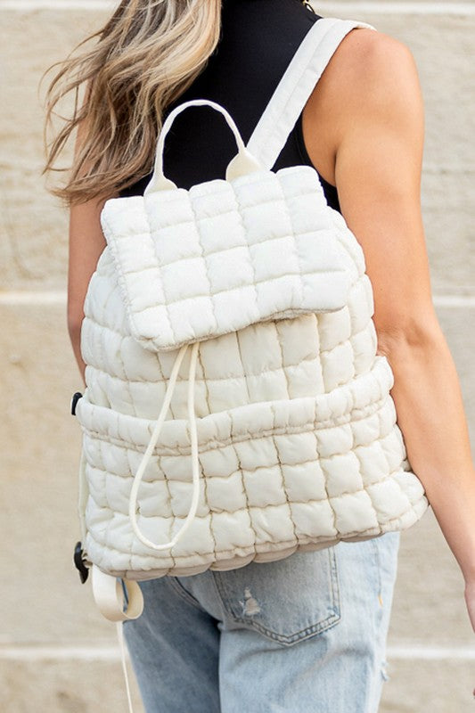 Blake Quilted Puffer Backpack