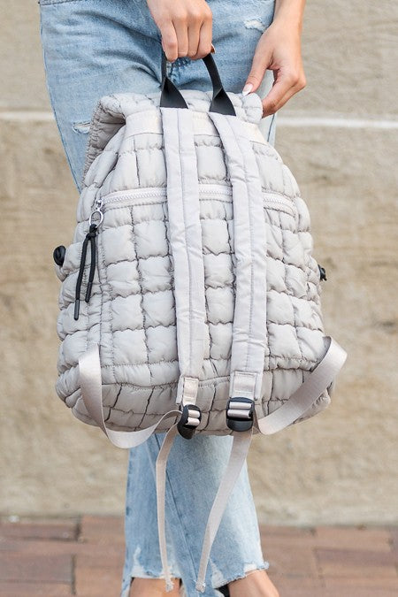 Blake Quilted Puffer Backpack