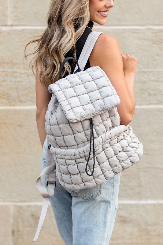 Blake Quilted Puffer Backpack