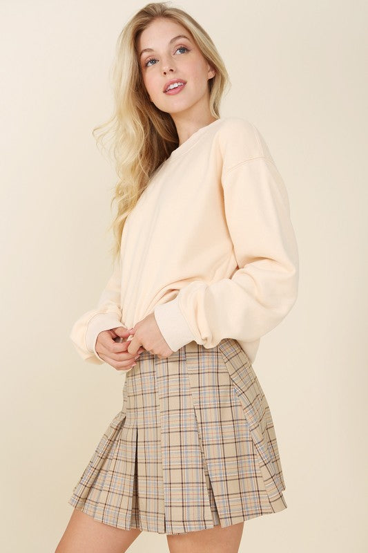 Billie Plaid Pleated Skirt