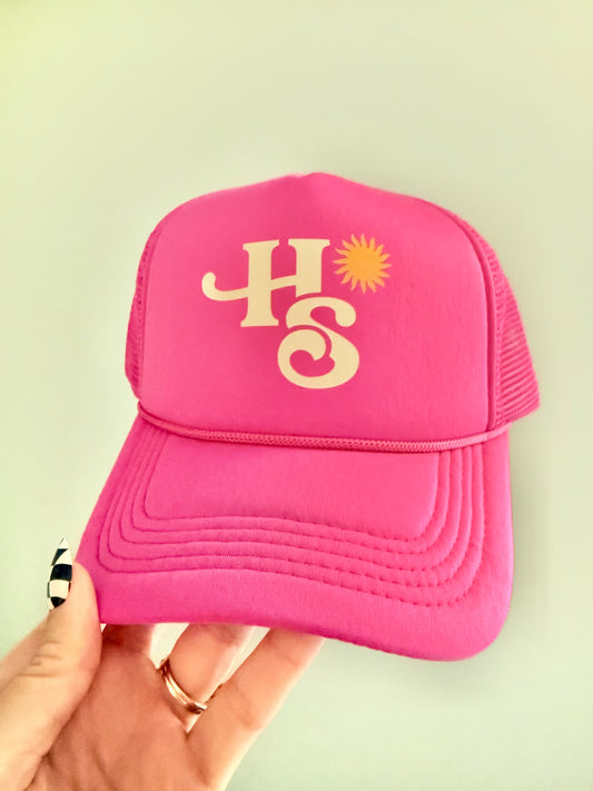 Hot Pink HS Trucker Hat