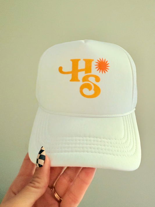 White HS Trucker Hat