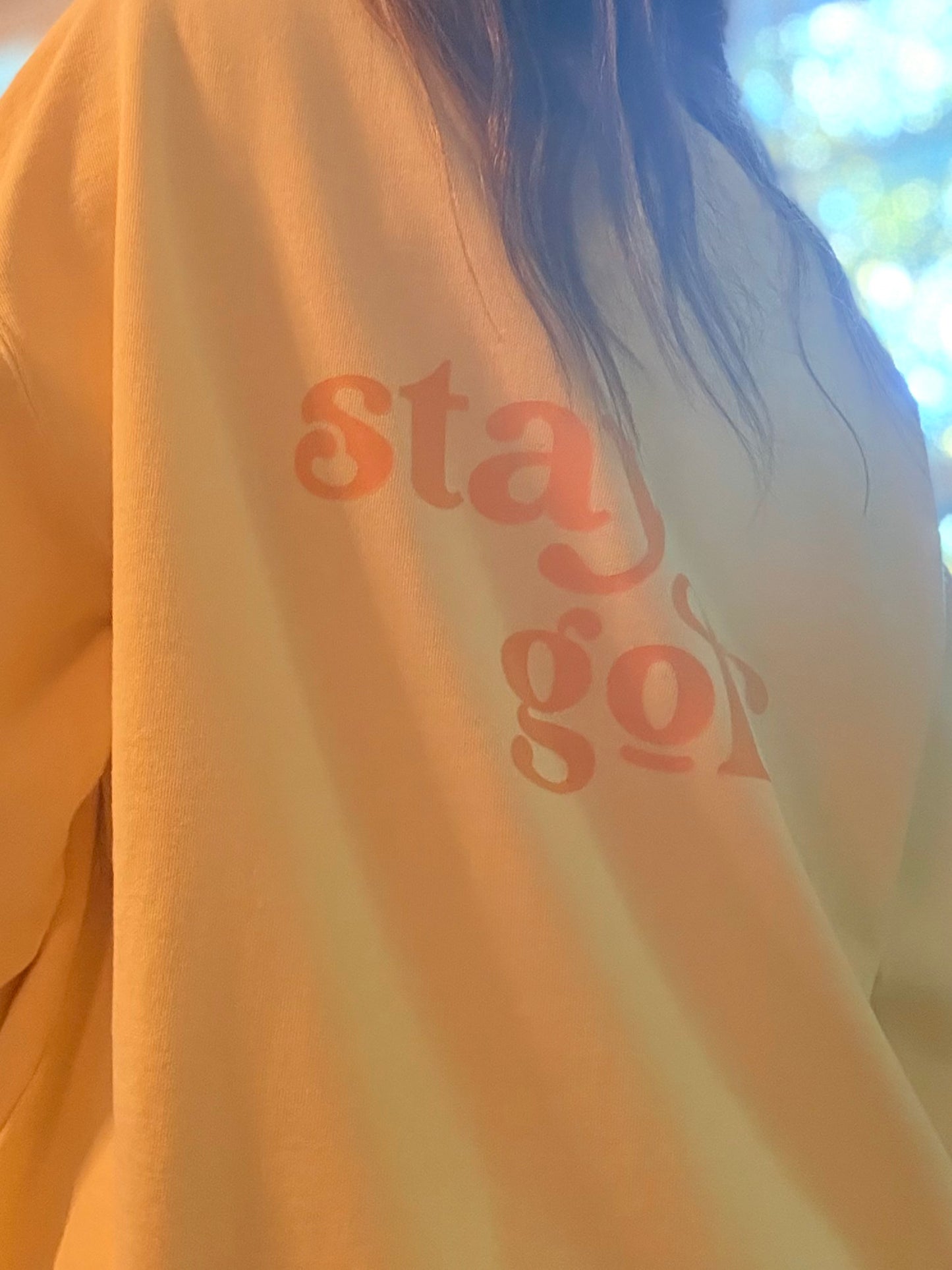 Happy Soul Stay Gold Crewneck