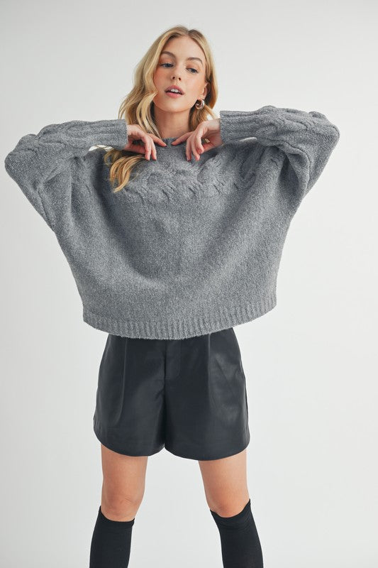 Elena Cross Sweater